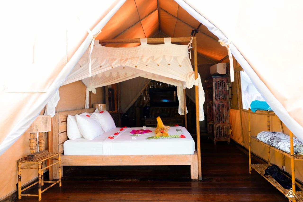 La Cocoteraie Ecolodge - Luxury Glamping Tents Gili Trawangan Exterior photo