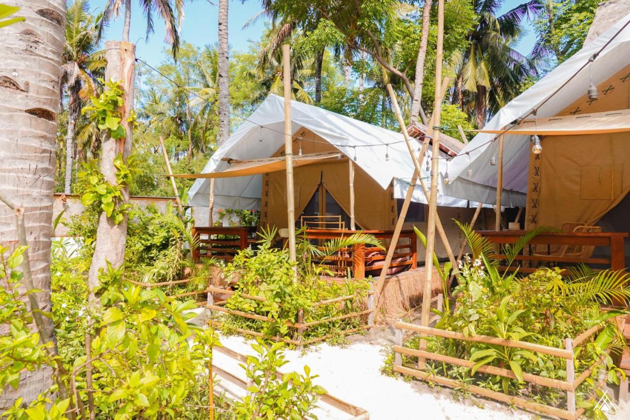 La Cocoteraie Ecolodge - Luxury Glamping Tents Gili Trawangan Exterior photo