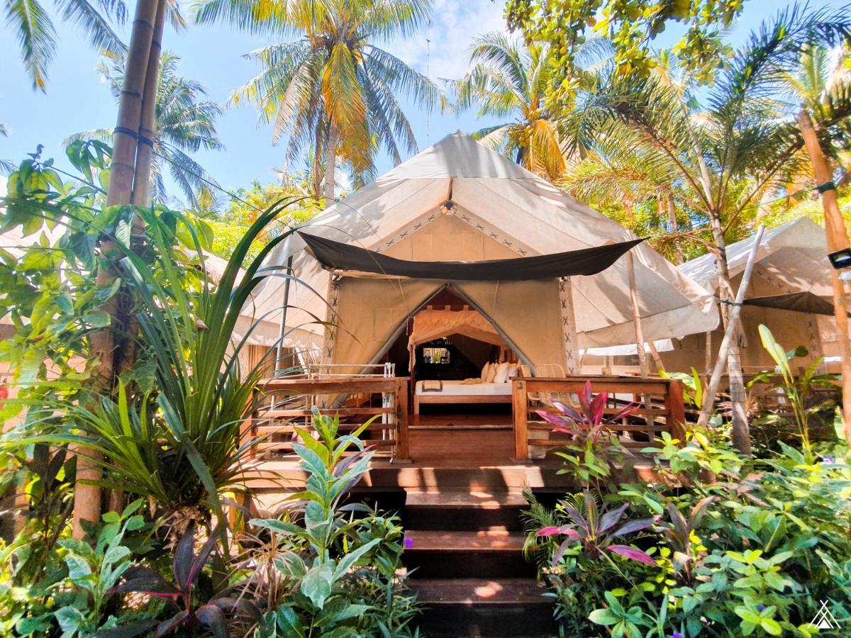 La Cocoteraie Ecolodge - Luxury Glamping Tents Gili Trawangan Exterior photo