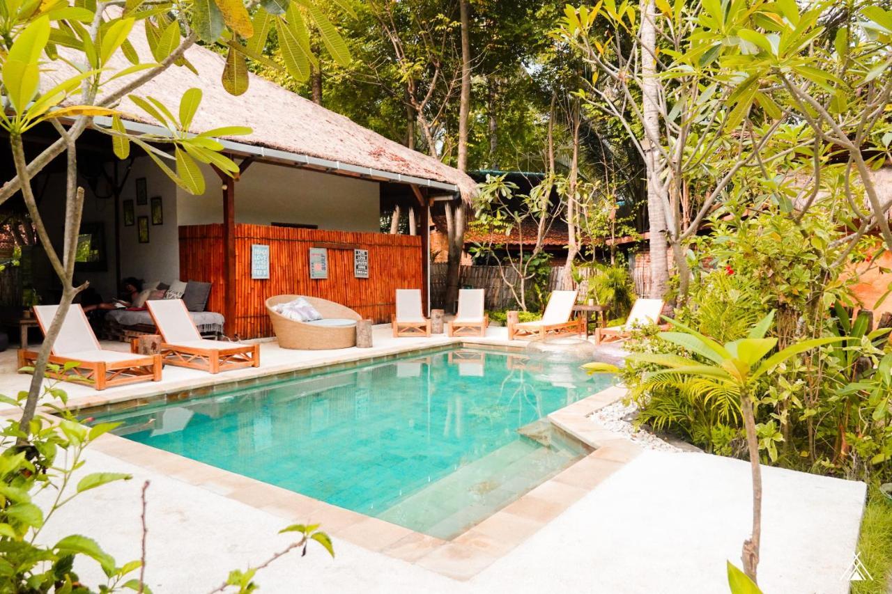 La Cocoteraie Ecolodge - Luxury Glamping Tents Gili Trawangan Exterior photo