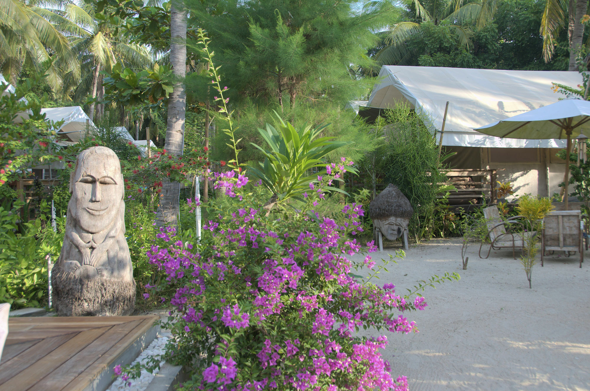 La Cocoteraie Ecolodge - Luxury Glamping Tents Gili Trawangan Exterior photo