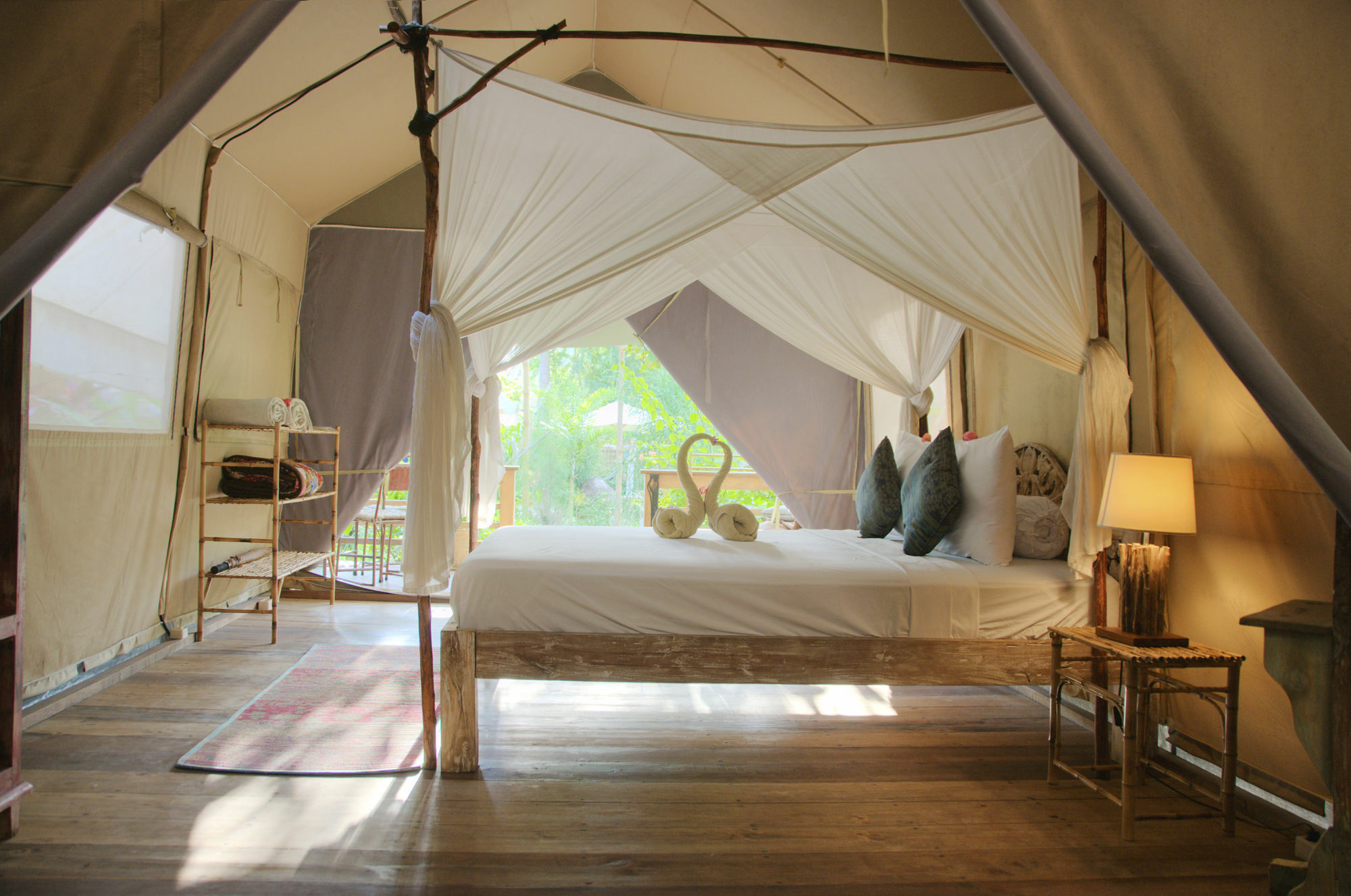 La Cocoteraie Ecolodge - Luxury Glamping Tents Gili Trawangan Exterior photo